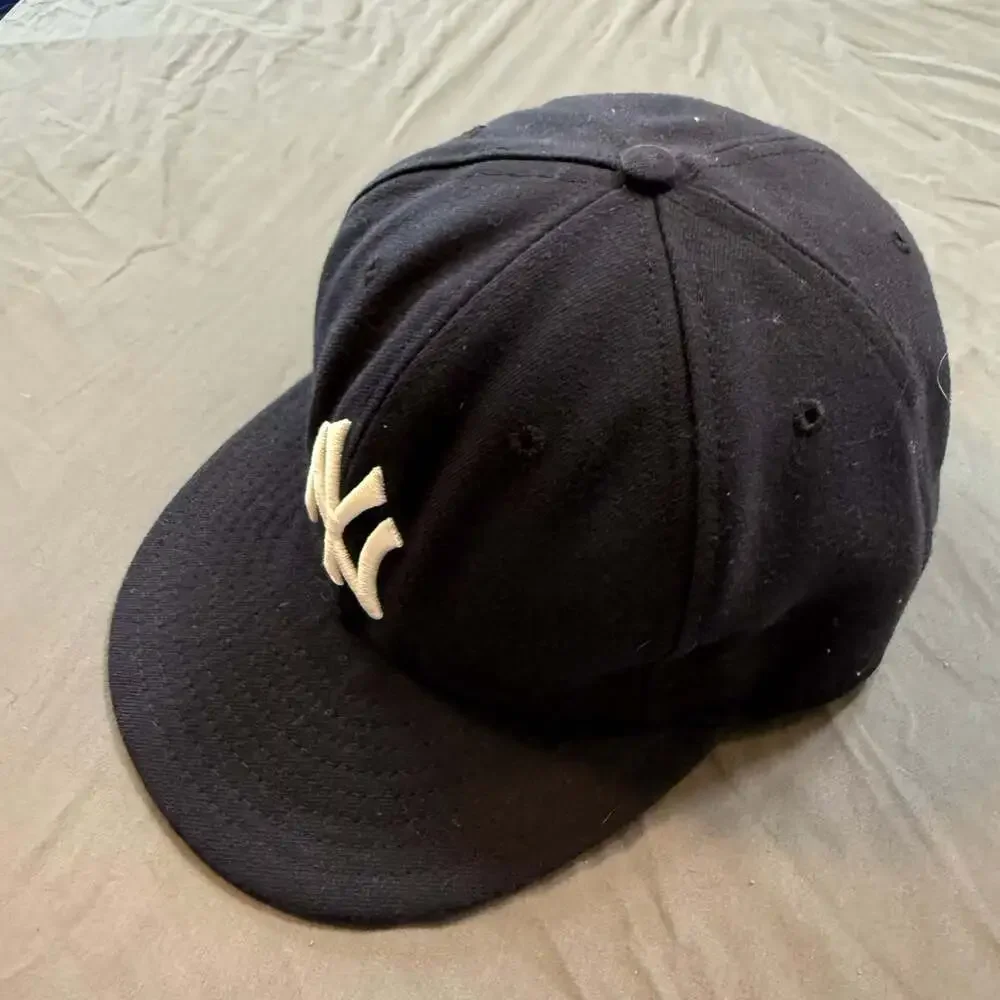 New Era 59FIFTY New York Yankees Hat 7 5/8 Navy MLB On Field Fitted Cap